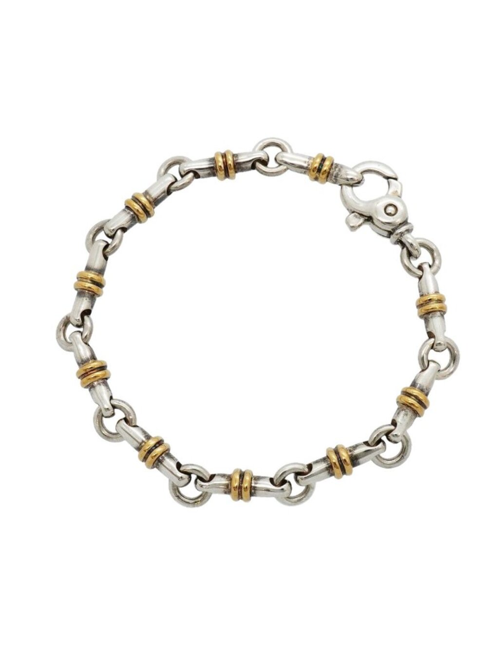 Tiffany & Co Bracelet Bride Roulis 18k Yellow Gold 925 Sterling Silver